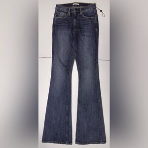 Socialite Blue Jeans Women's Size 27 Dark Blue wide flare leg